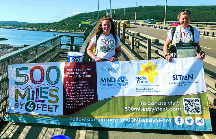 Mum and daughter walk 500 miles