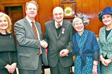 Medal magic for poet Peter