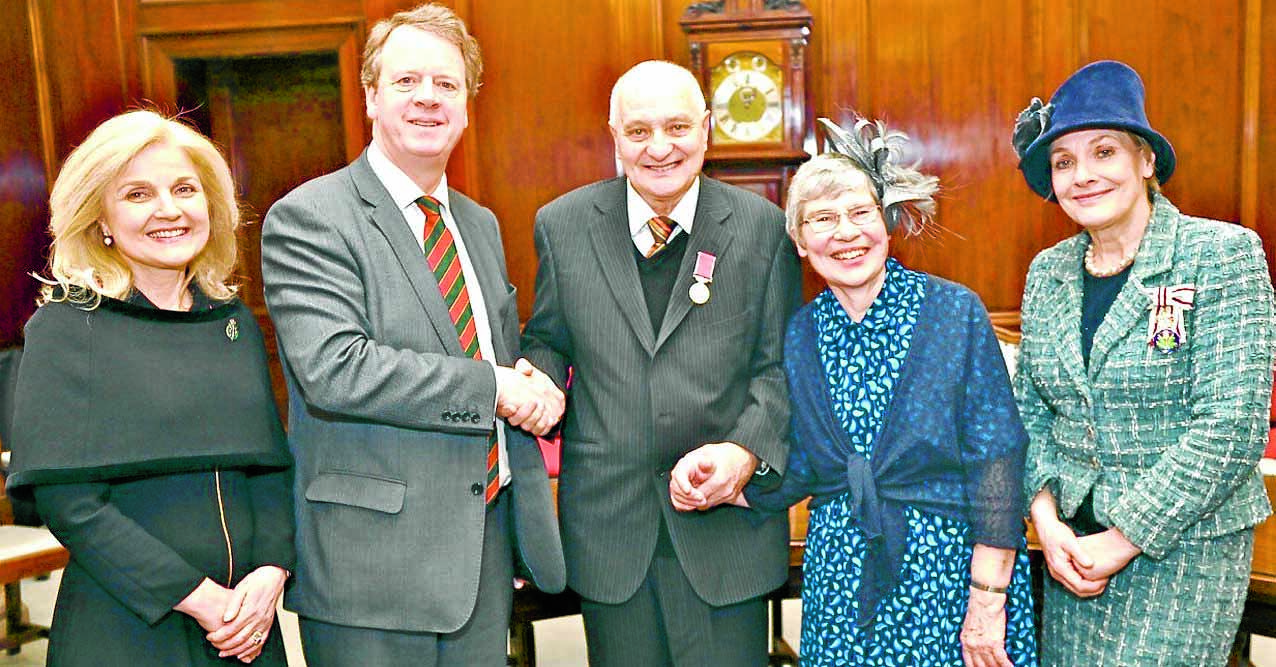 Medal magic for poet Peter