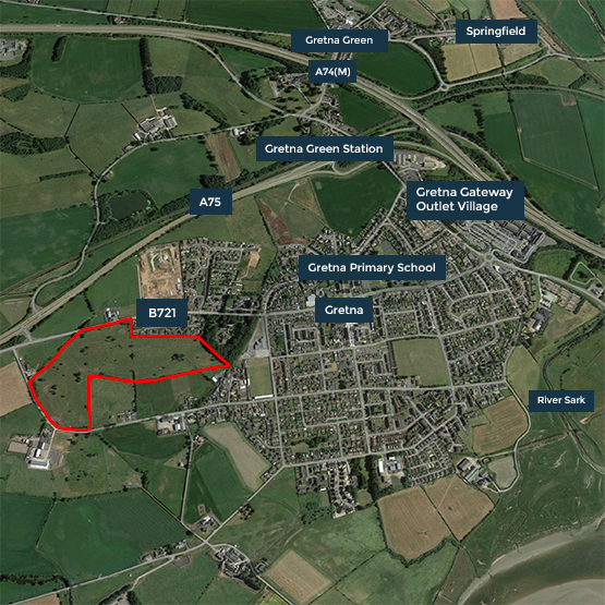 Plans for new Gretna homes submitted