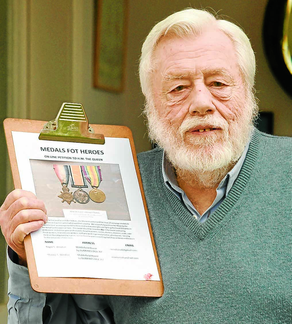 Roger halts NHS medals campaign