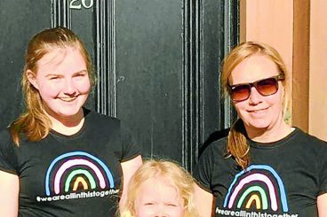 Jemma spreads rainbow cheer with fundraising t-shirts