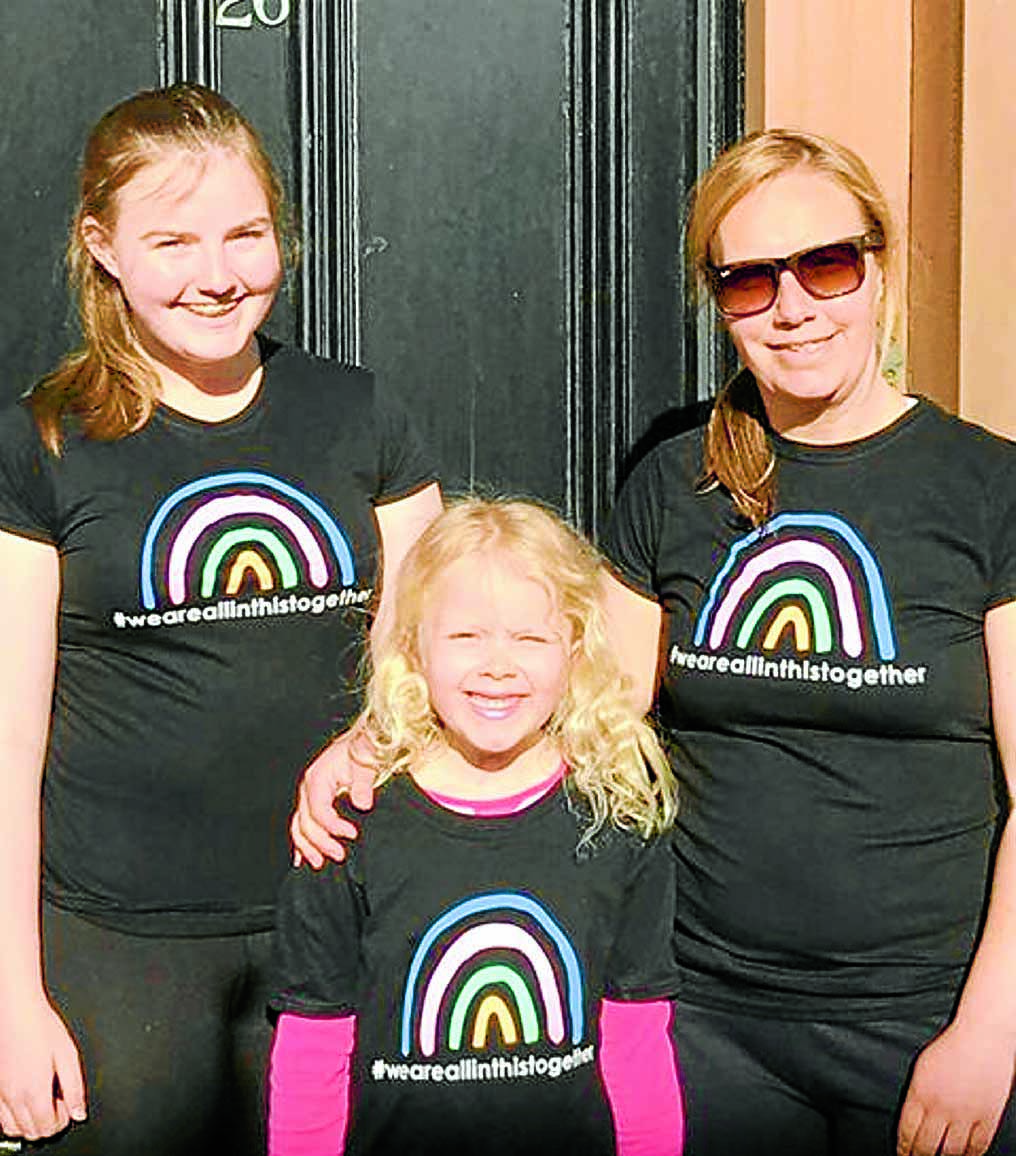 Jemma spreads rainbow cheer with fundraising t-shirts