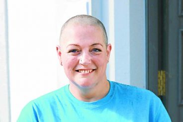Dietlind braves the shave for charity