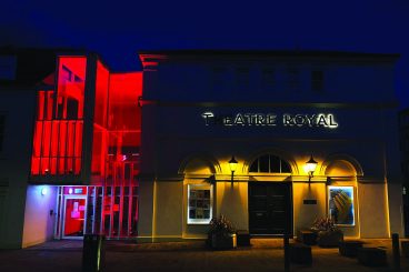 Theatre glows red for Covid-19