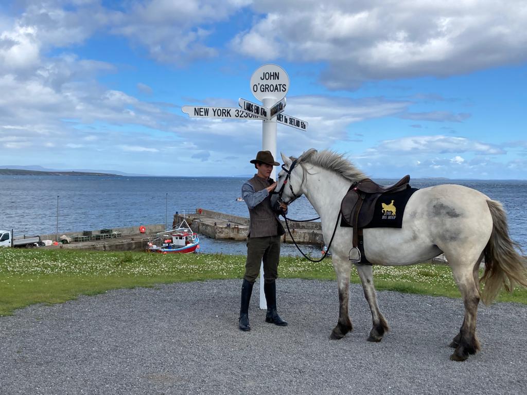 Charity horse ride passes through Moffat