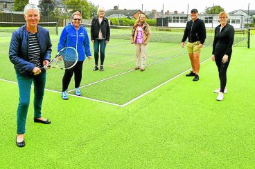 New look tennis courts are ‘ace’