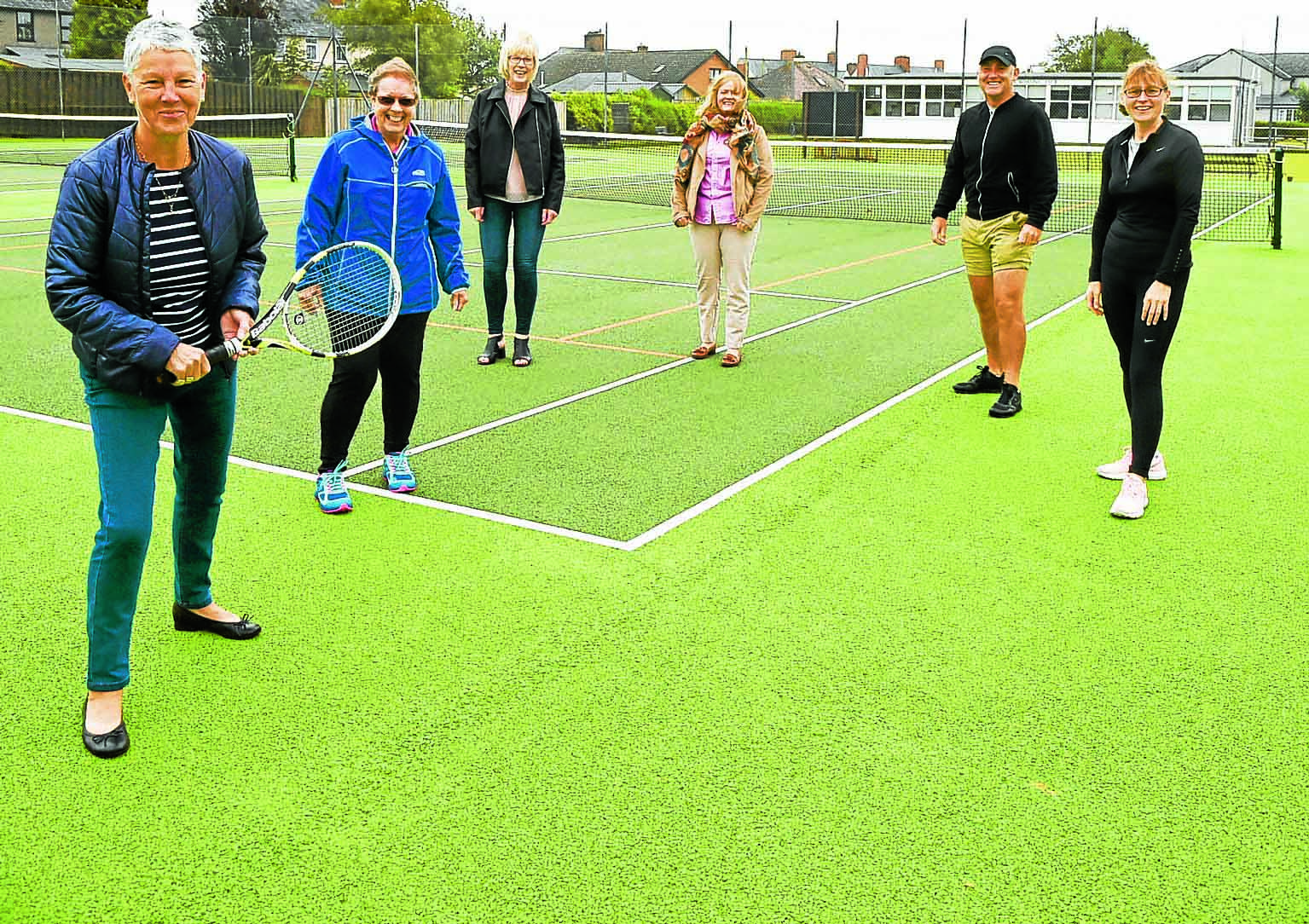 New look tennis courts are 'ace'