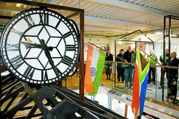 Clock given pride of place at museum