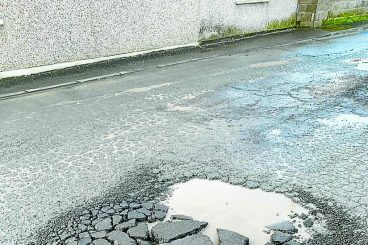 Town’s pothole plague put on record