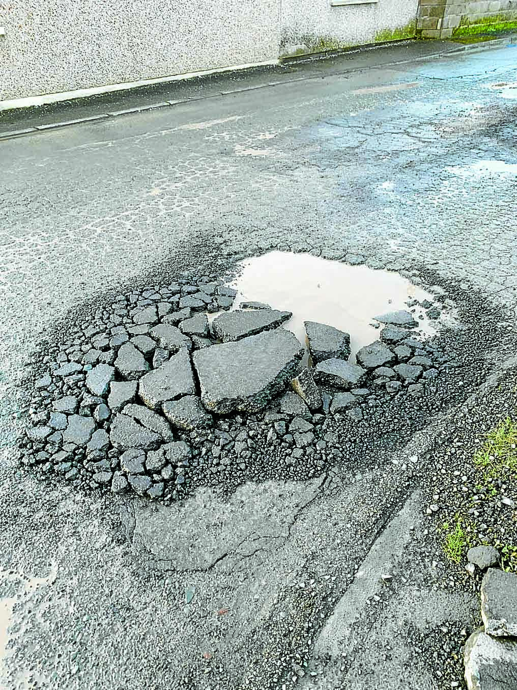 Town’s pothole plague put on record
