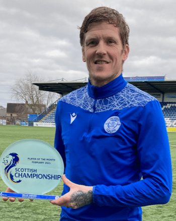 Player of the month award for 'Oor Wullie'