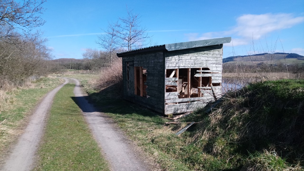 Moffat reserve hut trashed