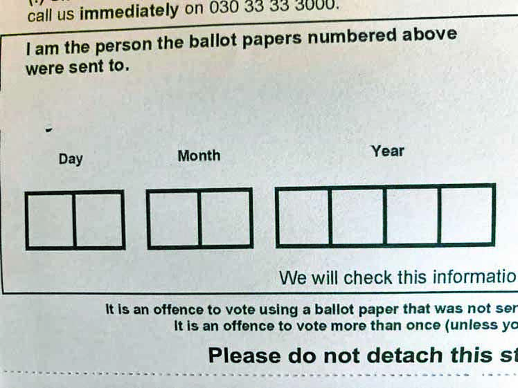 Postal votes delay
