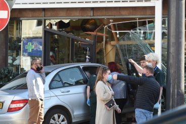 Double drama on the high street