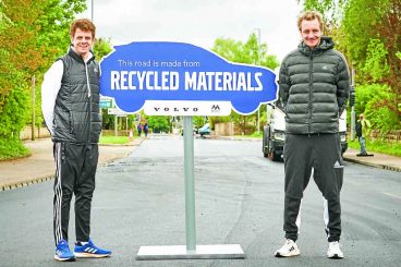 Recycled road gets the Olympic seal of approval