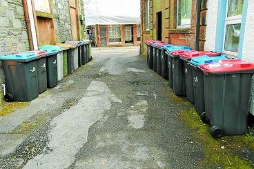 Bin overload sparks fears in tourist town
