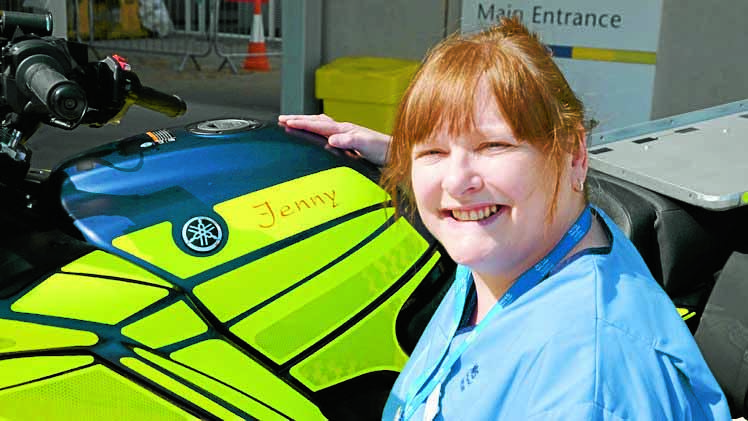 Blood bike named after award winning nurse