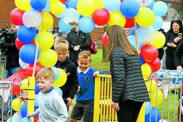 Park play equipment damaged