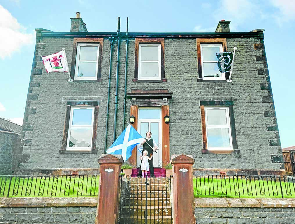 Philip flies the flag for the South of Scotland