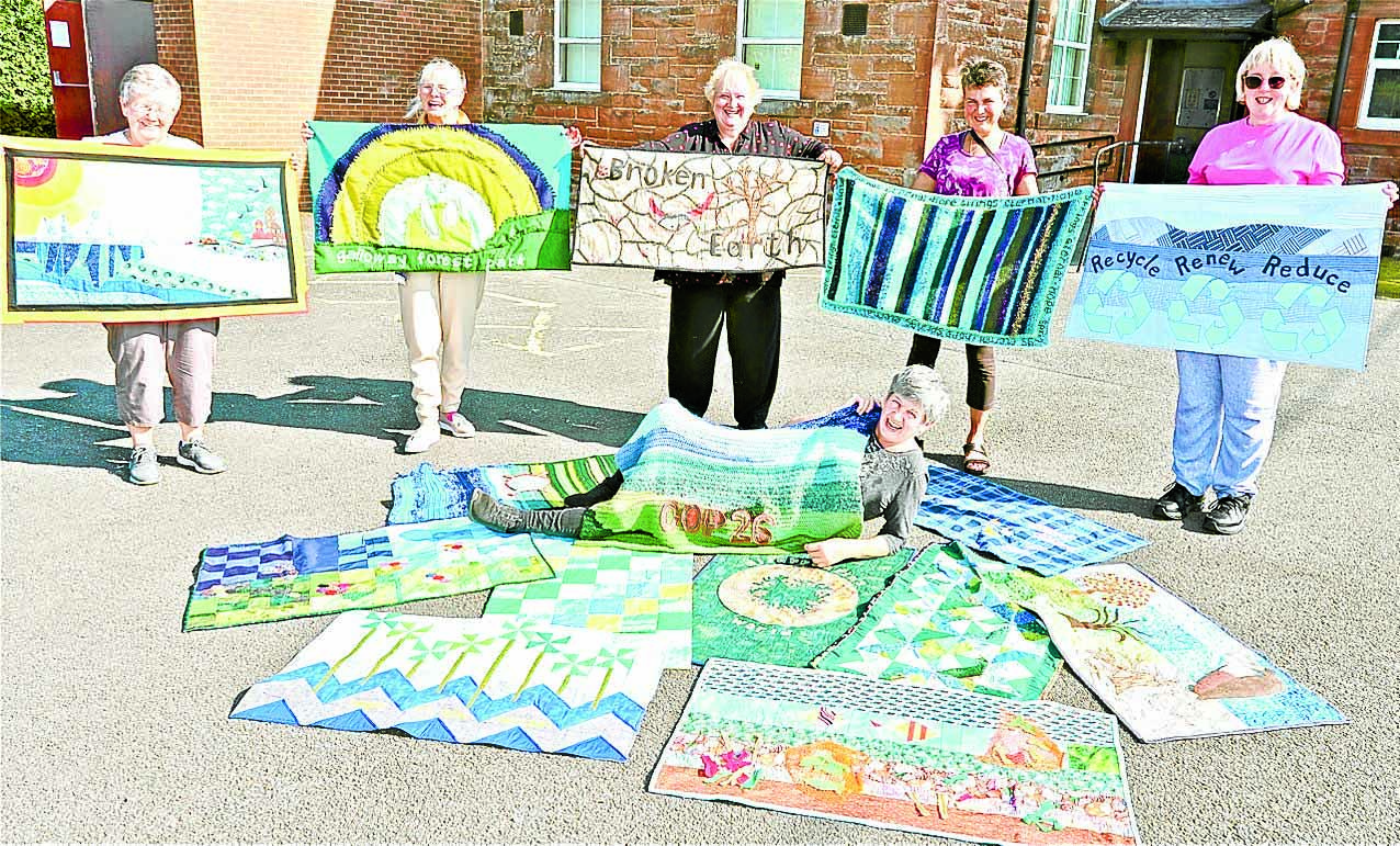Quilters have climate change challenge sewn-up