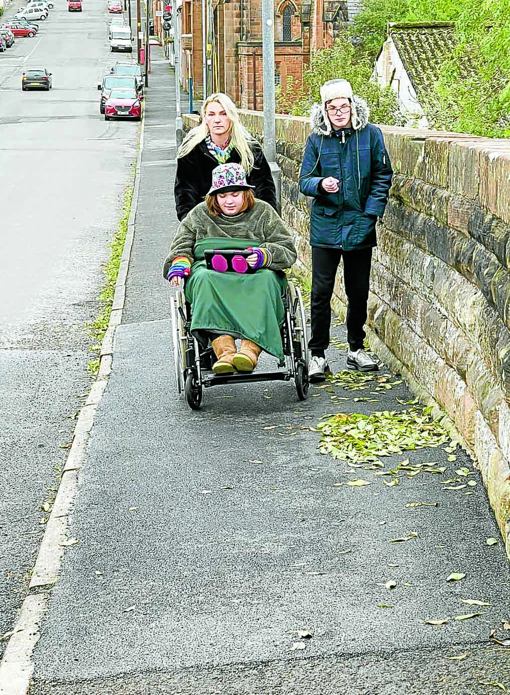 Perilous pavements plea