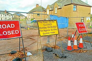 Flood scheme work cuts off business