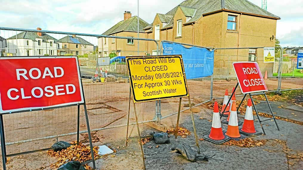 Flood scheme work cuts off business