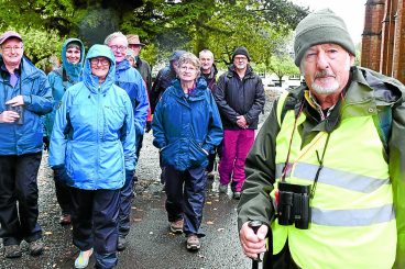 Walking fest was wet and wonderful