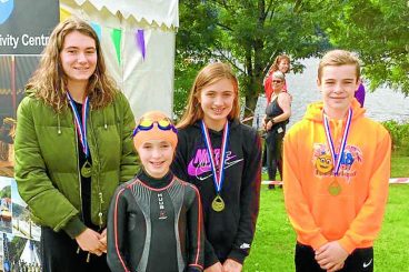 Quintet triumph at wild swim weekend