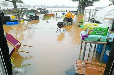 Couple’s flood devastation