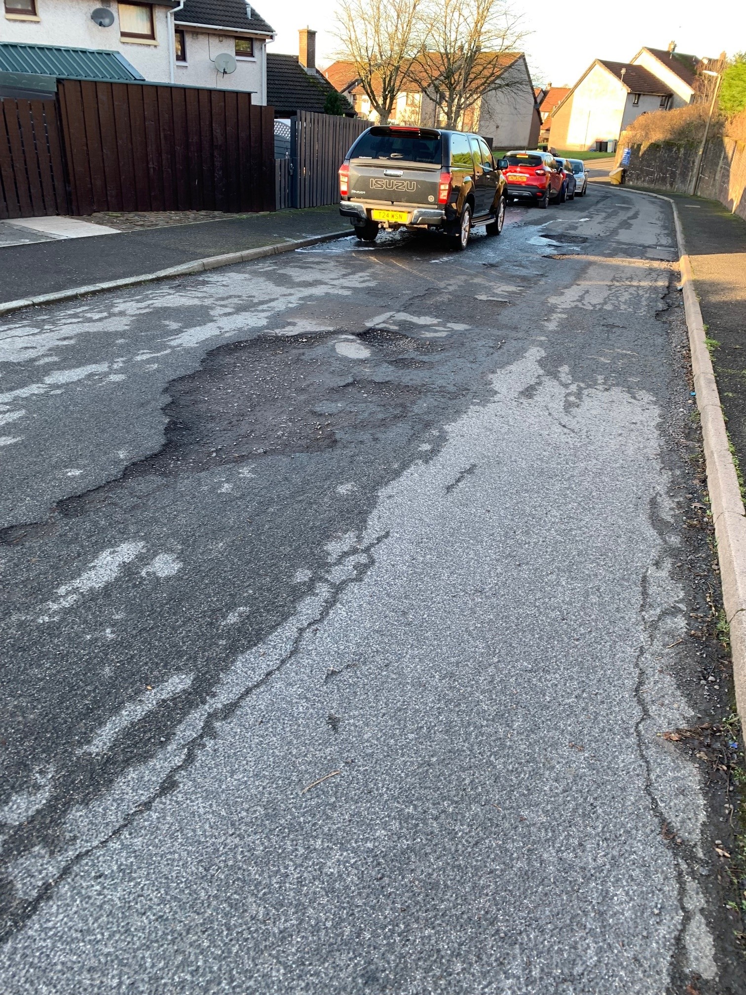 Concerns raised over town’s pothole plague