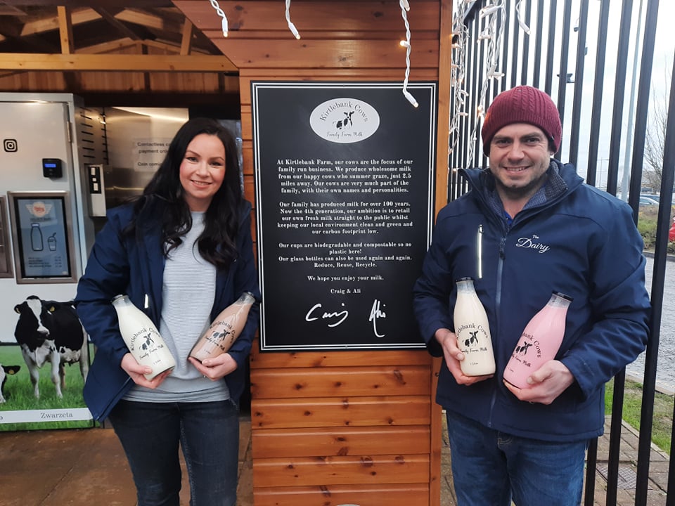 Milk vending is new venture for couple