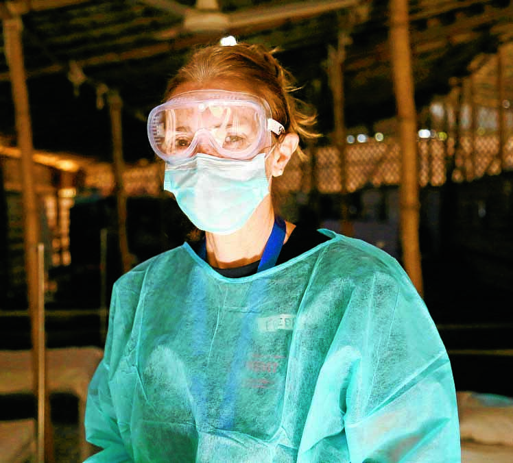 Doctor’s global efforts helped her during covid