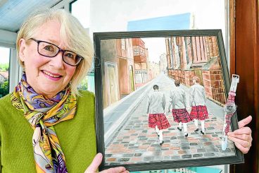 Kilts painting goes global
