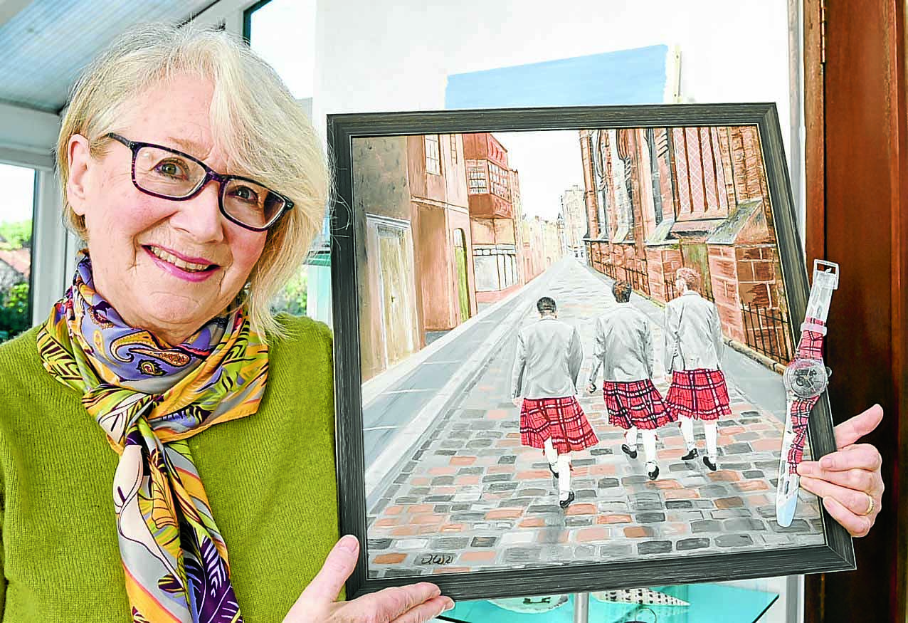 Kilts painting goes global