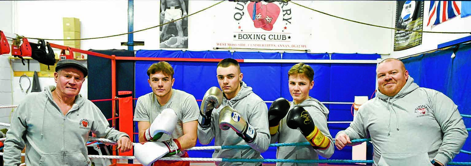 Annan boxers in Scottish bouts