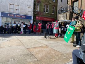 Ukraine war demo held in Dumfries