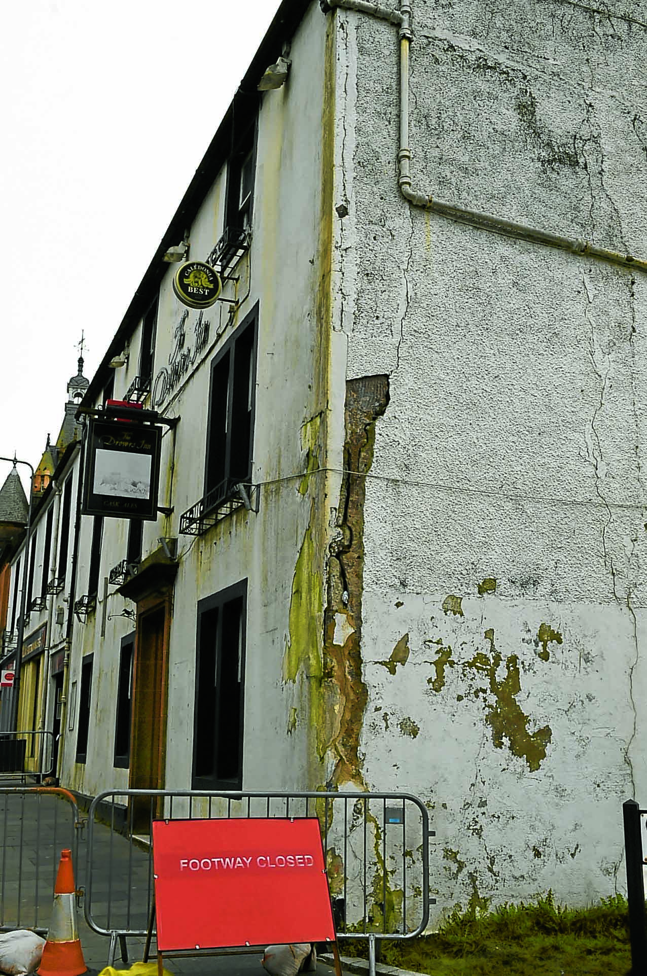 Concerns at safety of former pub