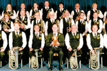 Town Band bag trophy at Beamish