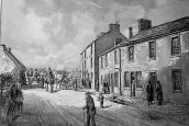Art work shows town in times past
