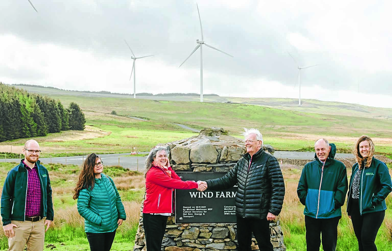 Residents take a share in windfarm