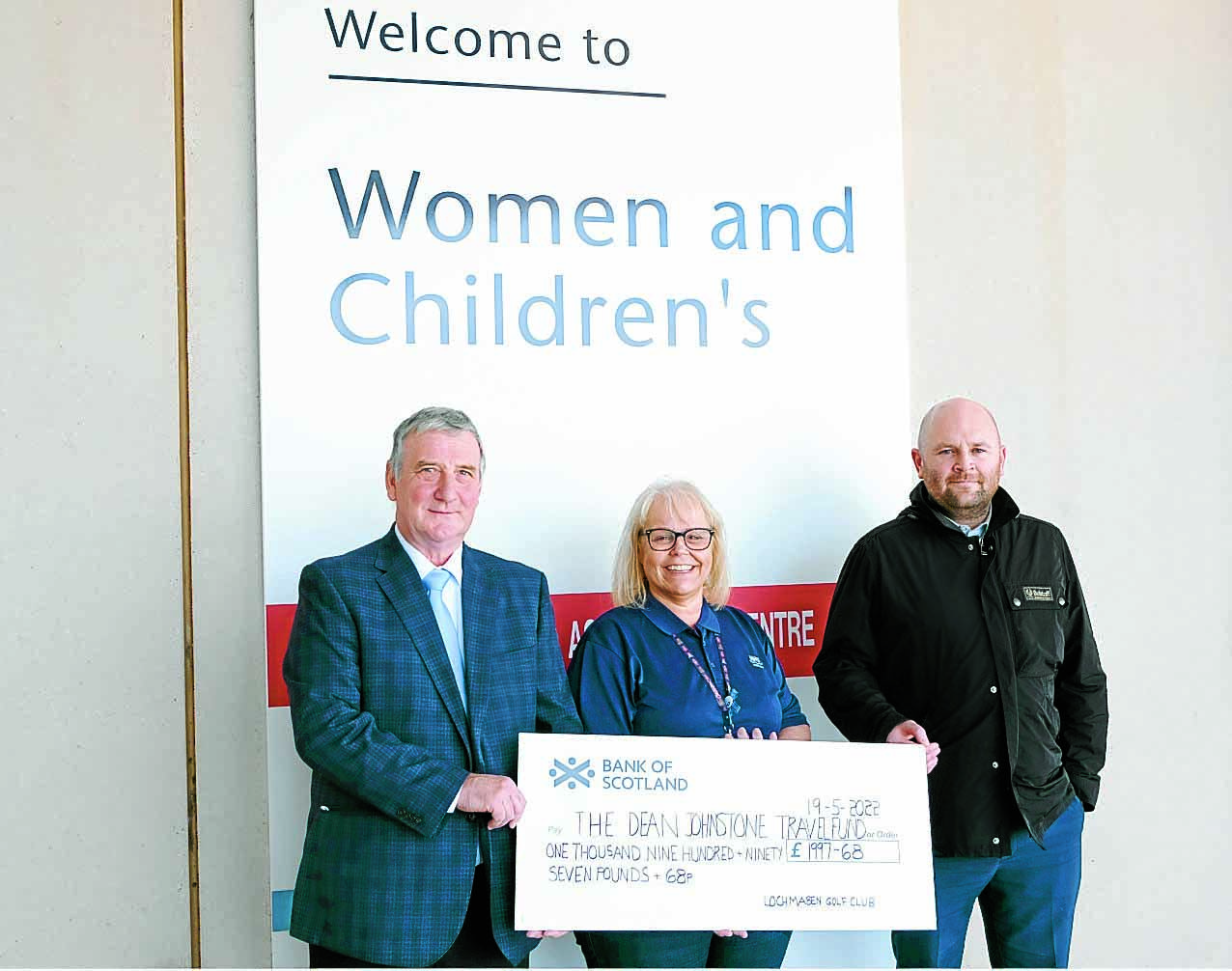 Golfers boost sick kids’ travel fund