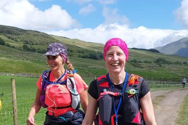 Race duo’s epic run benefits good causes