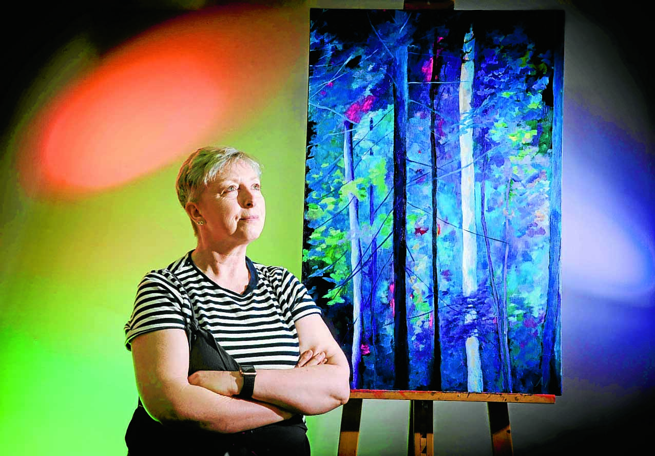 Artist captures experience of cancer treatment