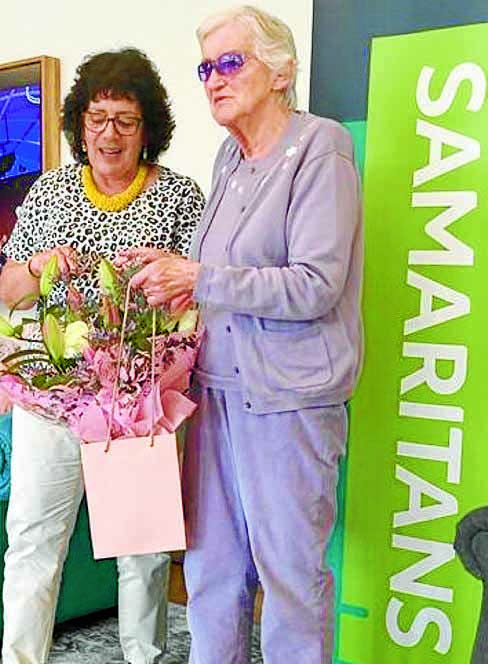 Patron honour for Samaritan stalwart