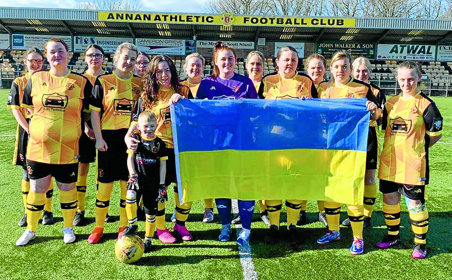 Ladies team up for award