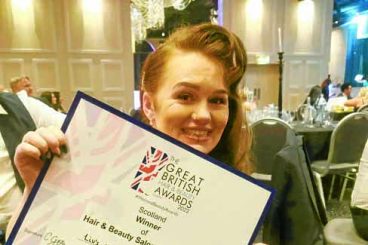 Salon owner’s joy at GB award