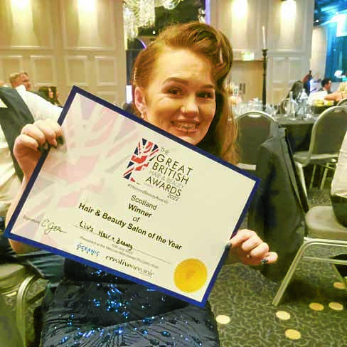 Salon owner's joy at GB award