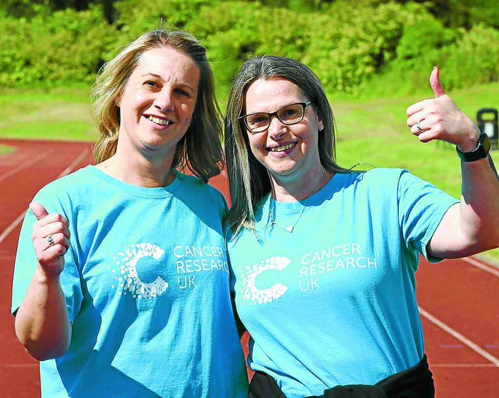 Claire completes cancer challenge
